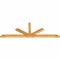 Ekena Millwork Saratoga Rough Sawn Timber Gable Bracket, Western Red Cedar, 108"W x 36"H x 4"D x 4"F, 8/12 Pitch GBW108X36X0404SAR00RWR - alternate 5
